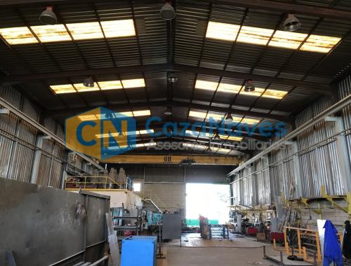 VENTA DE NAVE CON 2 PUENTES GRÚA