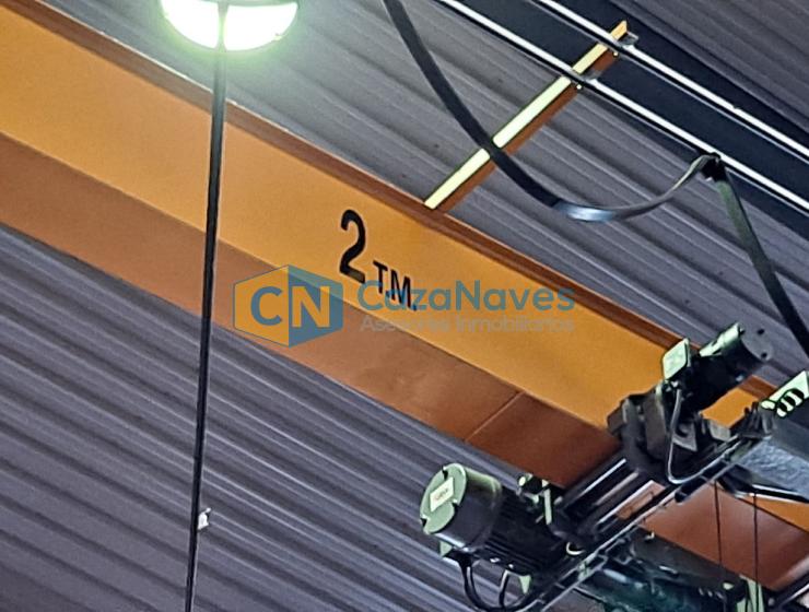 ALQUILER DE NAVE CON PUENTE GRÚA EN MÓSTOLES