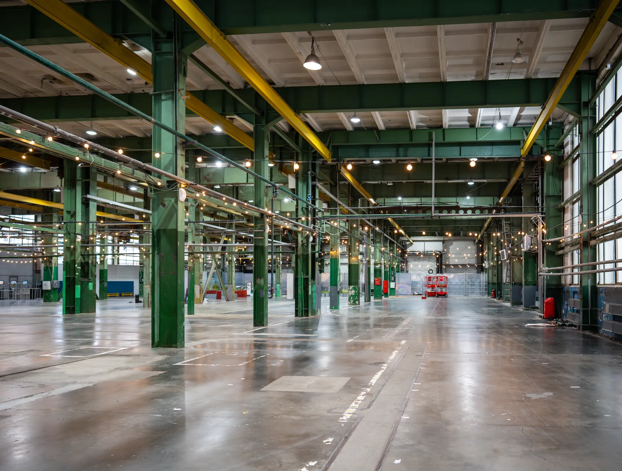 partes de una nave industrial